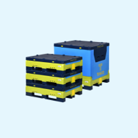 Superior Hybrid Stacked - foldable IBC container